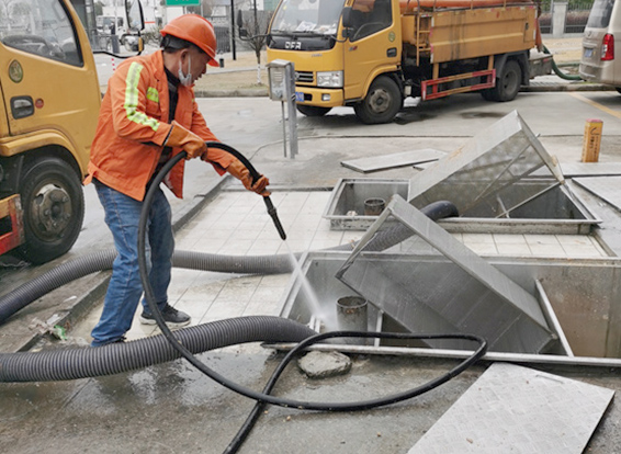 提蒙乡隔油池清理